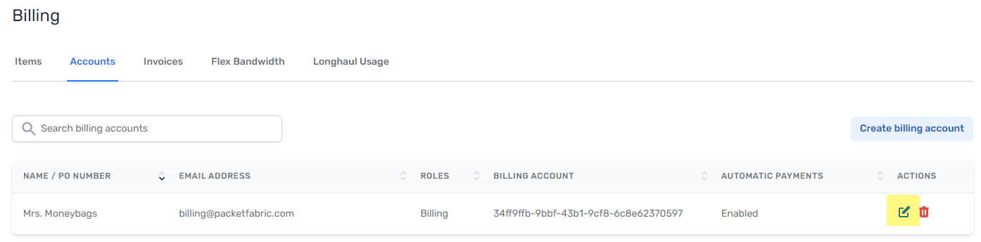 edit billing account