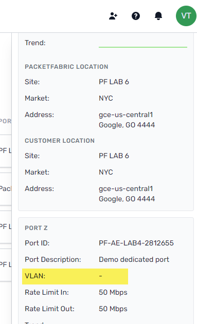 VLAN ID none