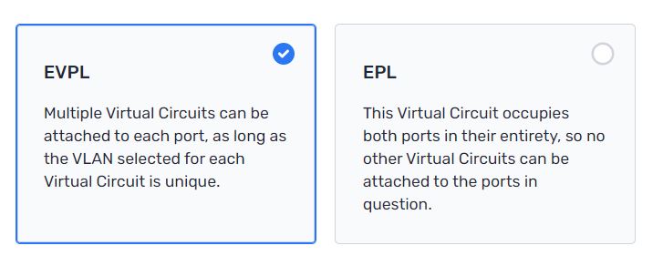 VC advanced options