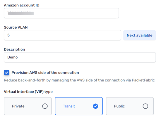 AWS provisioning