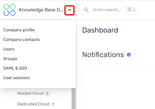 admin pages