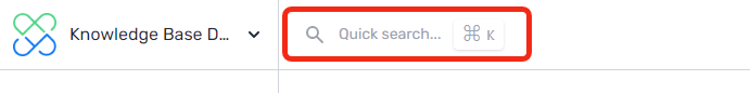 new portal global search