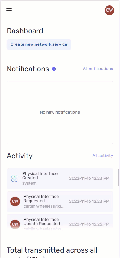 new portal mobile